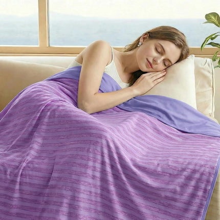 Chill Comfort | Cooling Blanket for Hot Sleepers with Arc-Chill Technology | Lightweight & Breathable Summer Throw for Travel and Outdoor Use
