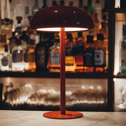 Sleek Retro Table Lamp with Touch Control & Rechargeable Design | Portable Lighting Solution for Modern Spaces