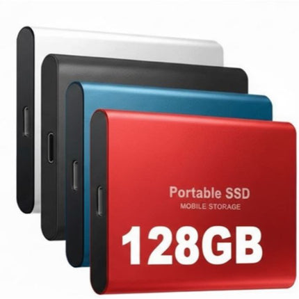External SSD 128GB, Portable SSD USB C, Portable External Hard Drive with Up to 1050 MB/s for Mac and Windows