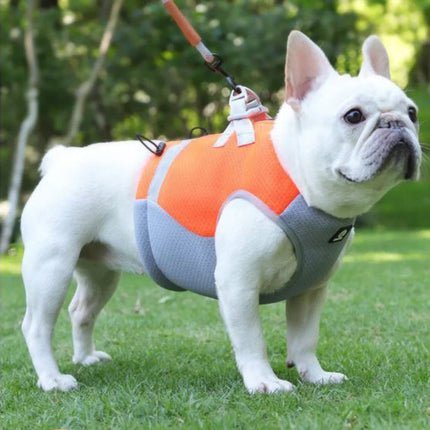 Dog Cooling Vest, Reflective Cooling Vest for French Bulldog
