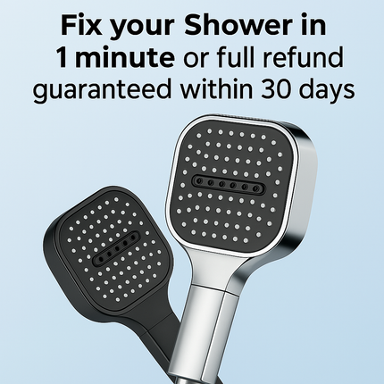High Pressure Shower Head with Filter, Rain Shower Head with Jet and Massage – image 7