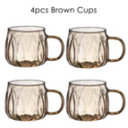 Four Brown Cups