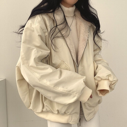 Reversible Womens Jacket, Warm Hooded Winter Jacket – image 9