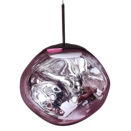 Modern Melt Pendant Light with Lava Texture, Adjustable Hanging Light with Cord or Chain – image 27