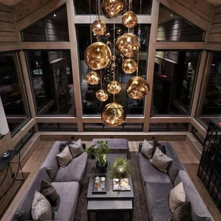 Modern Melt Pendant Light with Lava Texture – image 4