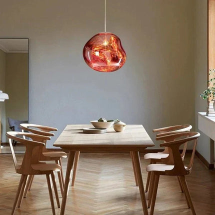 Modern Melt Pendant Light with Lava Texture – image 11