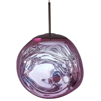 Ceiling Light Fixture, Modern Melt Pendant Light with Lava Texture – image 22
