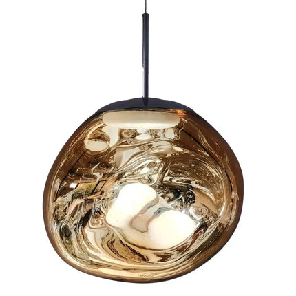 Ceiling Light Fixture, Modern Melt Pendant Light with Lava Texture – image 29