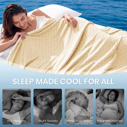 Chill Comfort | Cooling Blanket with Arc-Chill Technology | Soft, Lightweight Fabric for Hot Sleepers