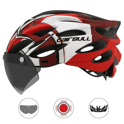 Bike Helmet with Light, Adult Cycling Helmet for Men and Women