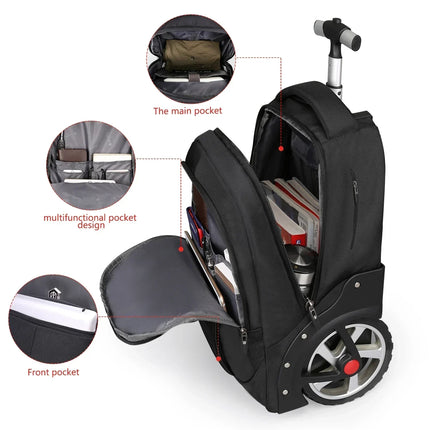 Travel Backpack with Wheels