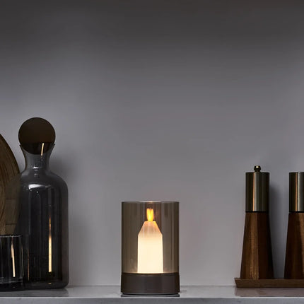 Hand Gesture Control Candle Glow Lamp with Warm White Light | Safe and Stylish Ambiance for Home and Special Occasions