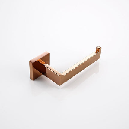 Bathroom Accessories Set in Rose Gold, Towel Bar