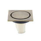 Shower Drain with Trap, Brass Bathroom Drain with Removable Cover – image 13