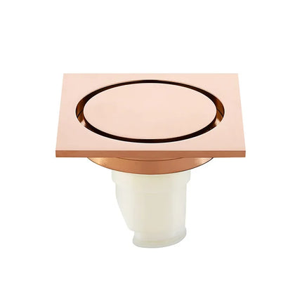 Brass Bathroom Drain with Removable Cover – image 11