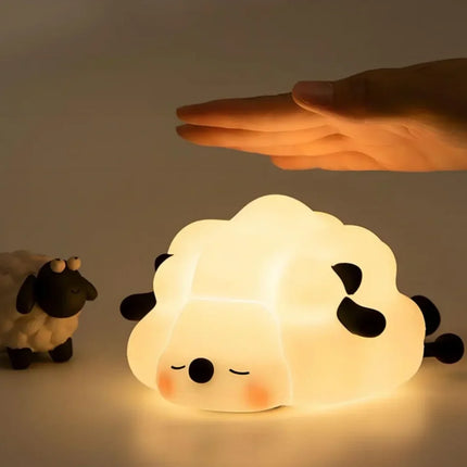 SqueezeBuddies Night Light with Adjustable Brightness | Portable Rechargeable Light for Cozy Bedtime Atmosphere