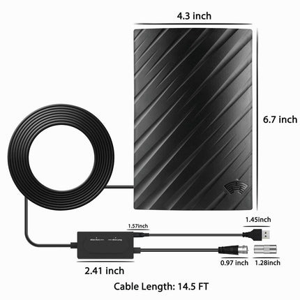 Indoor TV Antenna, Digital TV Antenna Long Range – image 8