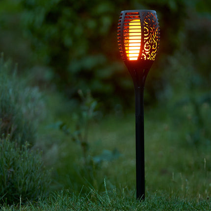 Outdoor Solar Torch Light with Flickering Flame Effect | Weather-Resistant Garden Decoration for Cozy Evenings