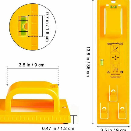 Picture Hanging Kit with Level and Marking Pins – image 4