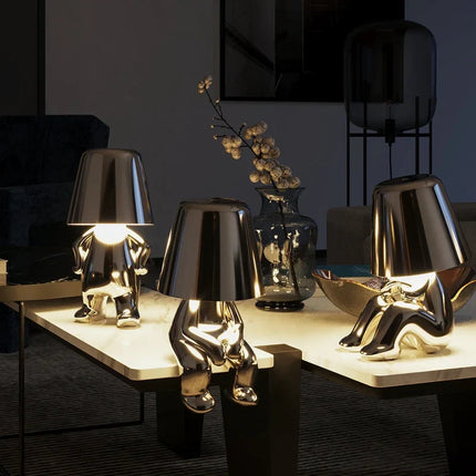 Dimmable Touch-Controlled LED Lamp with Adjustable Brightness | Portable Artistic Lighting for Home Decor