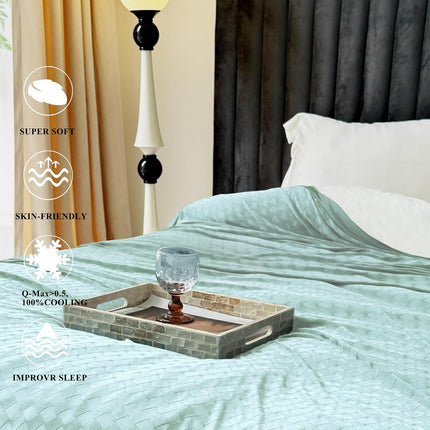 Chill Comfort | Cooling Summer Blanket with Double-Sided Cold Effect | Breathable & Lightweight for Hot Sleepers