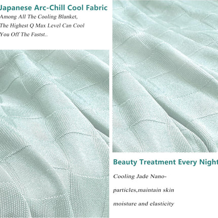Chill Comfort | Cooling Summer Blanket with Double-Sided Cold Effect | Breathable & Lightweight for Hot Sleepers