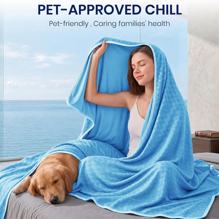 Chill Comfort | Cooling Blanket with Arc-Chill Technology | Soft, Lightweight Fabric for Hot Sleepers