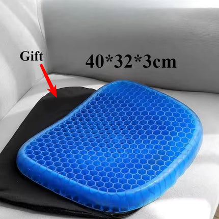 ComfortGel | Orthopedic Gel Seat Cushion with Pressure Relief | Tailbone Support for Comfort and Health
