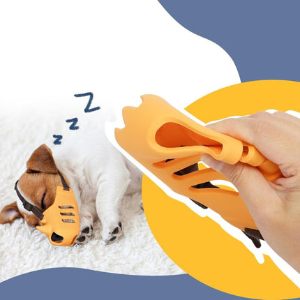 Dog Muzzle for Small Dogs to Large Dogs, Adjustable Dog Muzzle for Biting and Chewing – image 4