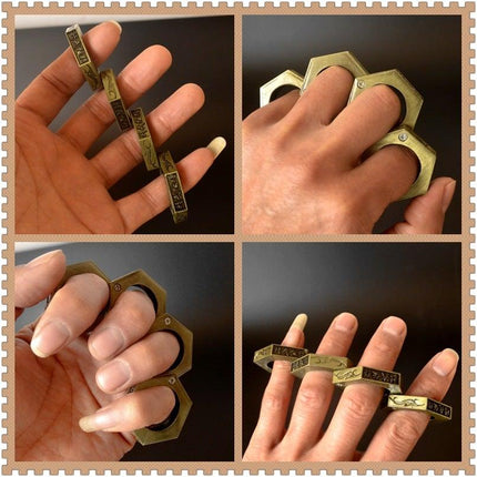 Stackable Rings, Engraved Rings in Zinc Alloy for Camping and Outdoor Adventures – image 6