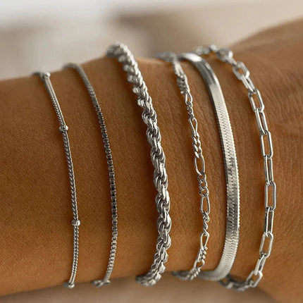 Womens Bracelets Set of 6