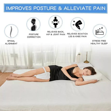 Side Sleeper Pillow for Knees, Memory Foam Pillow for Legs – image 4