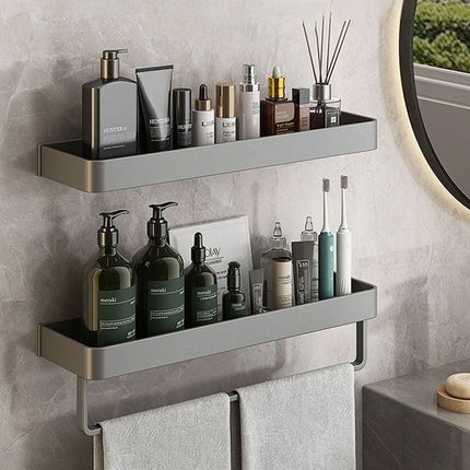 Bathroom Wall Shelf, No Drill Adhesive Shower Shelf