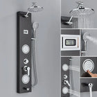 Shower Panel Tower with Massage Jets, Stainless Steel Shower Faucet with Temperature Display – image 8