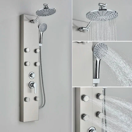 Shower Panel Tower with Massage Jets, Spa Shower System – image 13