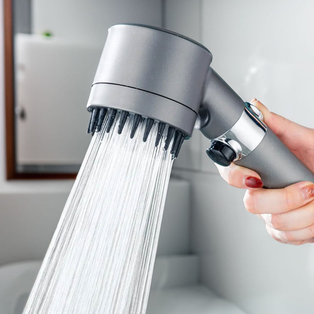 High Pressure Shower Head with Filter, 3 Mode Rain Shower Head, Water Saving Showerhead, Bathroom Accessories