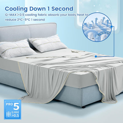 Chill Comfort | Cooling Blanket with Arc-Chill Technology | Lightweight Design for Hot Sleepers and Night Sweats