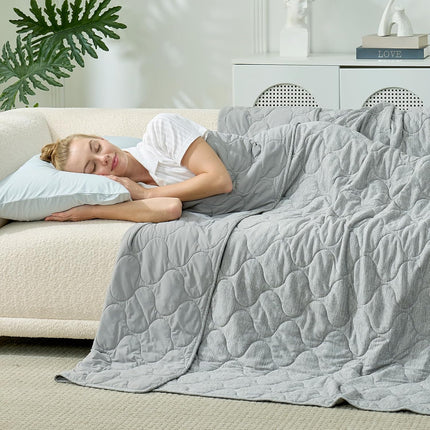 Vepine Cozy | Cooling Dual-Sided Blanket for Hot Sleepers with Soft Breathable Fabric | Lightweight Throw for Comfortable Sleep