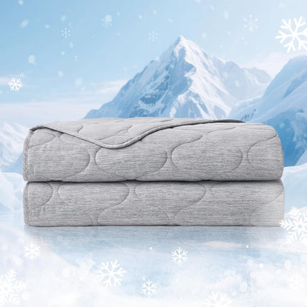 Vepine Cozy | Cooling Dual-Sided Blanket for Hot Sleepers with Soft Breathable Fabric | Lightweight Throw for Comfortable Sleep