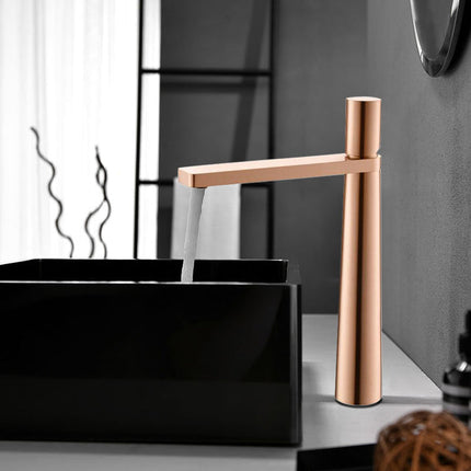 Single Lever Brass Bathroom Sink Faucet, Short and Tall Versions – image 18