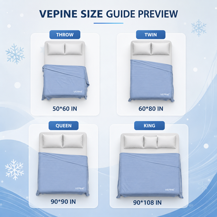Cozy Comfort | Cooling Blanket for Hot Sleepers with Breathable Fabric | Lightweight Summer Throw for Night Sweats and Hot Flashes