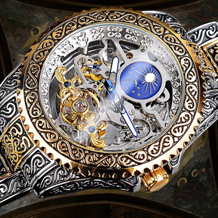 Mechanical Watch, Self Winding Automatic Watch in Stainless Steel