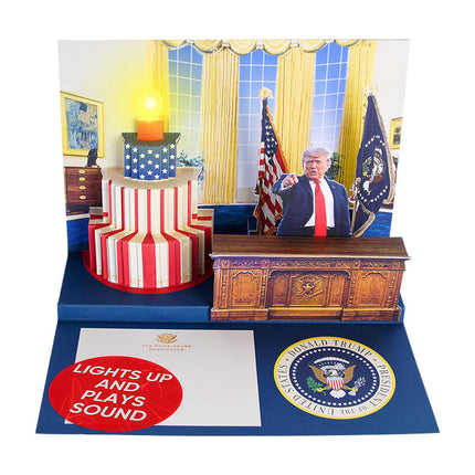Pop Up Christmas Card with Light and Sound, Funny Birthday Card – image 11