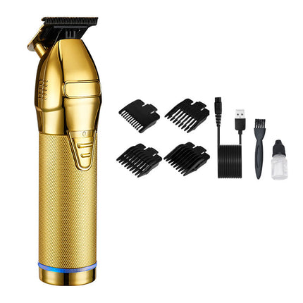 Barber Trimmer Cordless, Hair Trimmer with Zero Gap T Blade for Edge Ups, Cordless Hair Clipper for Adults and Kids