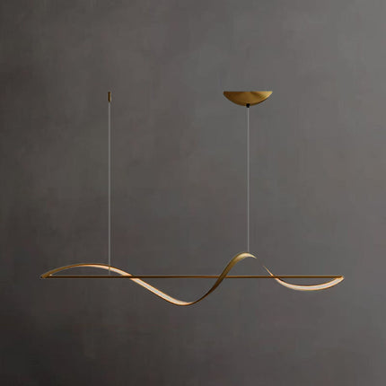 Modern Round Chandelier, Circle Ceiling Light Fixture – image 8