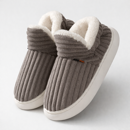 Comfort Slippers for Women, Mens Slippers with Soft Plush Lining, Corduroy House Slippers with Non Slip Sole