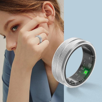 Smart Ring with Heart Rate & Blood Oxygen Monitoring | Waterproof Fitness Tracker for Daily Health Insights