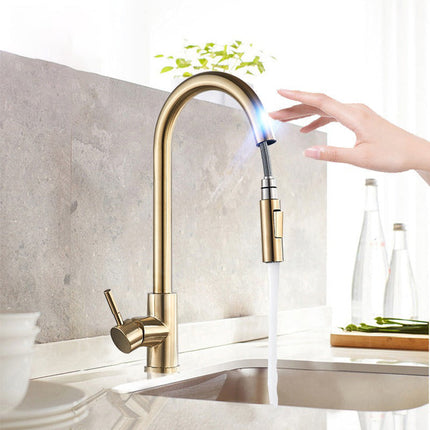 Kitchen Faucet with Sprayer, Single Hole Kitchen Sink Faucet – image 16
