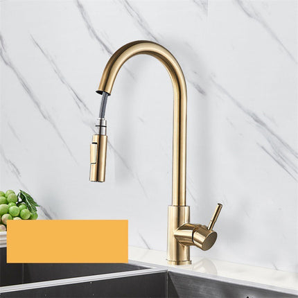 Kitchen Faucet with Sprayer, Single Hole Kitchen Sink Faucet – image 19