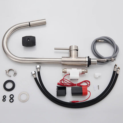 Pull Out Kitchen Faucet, Kitchen Sink Faucet with Sprayer – image 9